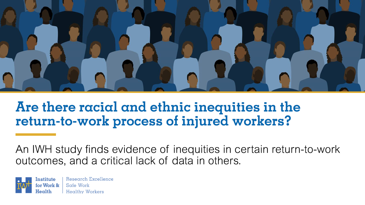 a graphic card made for racial and ethnic inequities in the return-to-work process