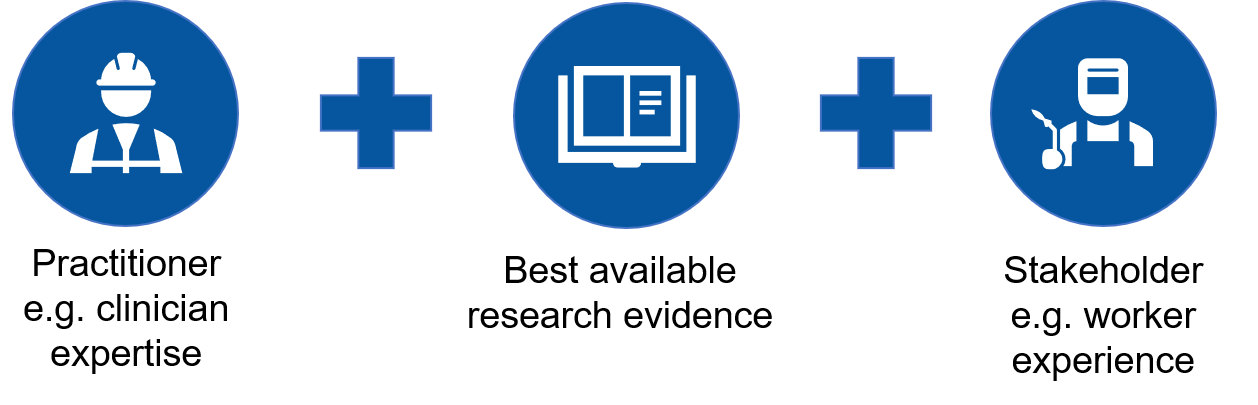 diagram depicting OHS evidence sources