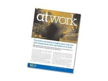 Cover image of At Work 108 (Spring 2022)