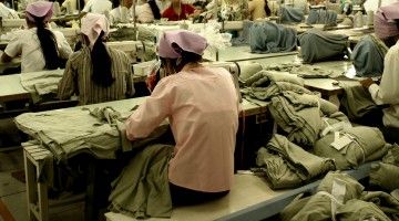 female workers in garment factor