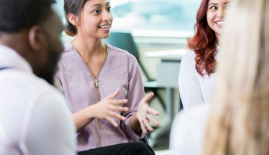 Female student taking part in workshop Thumbnail