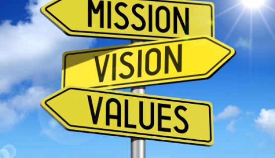 Mission, vision and values sign post Thumbnail