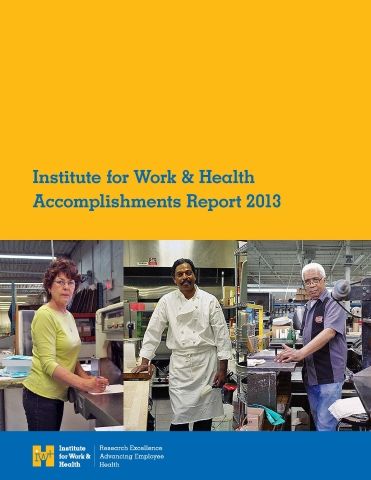 Accomplishments report 2013 cover